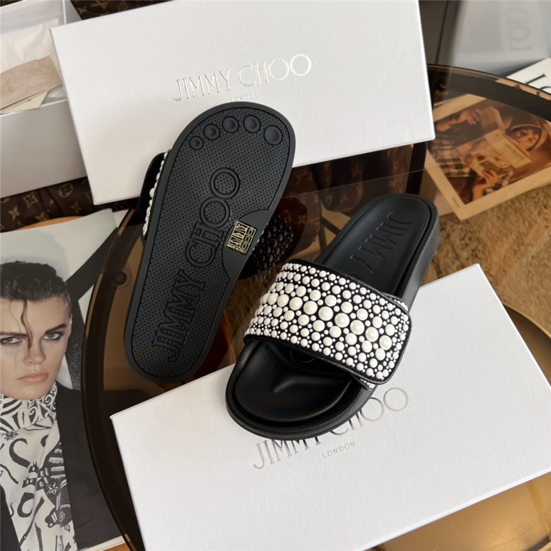J1m*y Ch00 pearl slippers