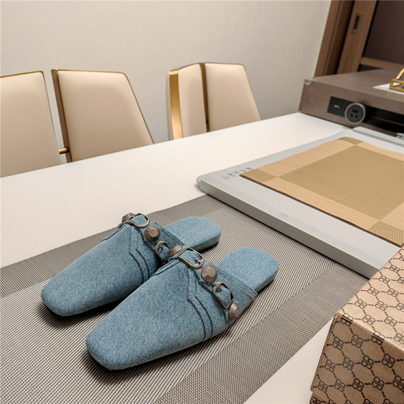 Ba1en*iaga washed denim new color rivet series half-pants