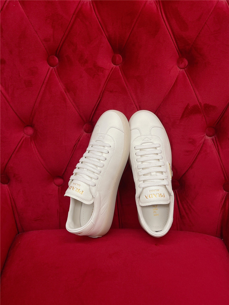 Pra*a beige leather women¡¯s sneakers