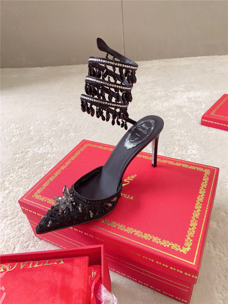 rene caovilla new high heels