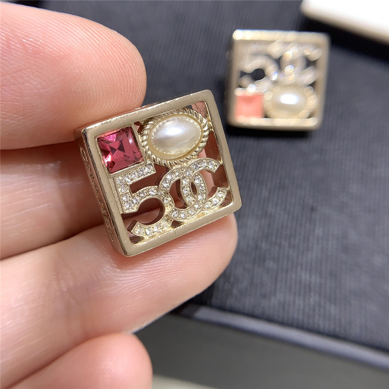 Ch**el square earrings