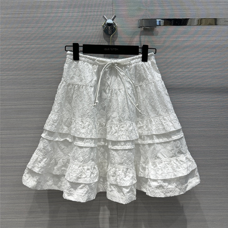 l0vis Vvtt0n lv nautical resort series jacquard skirt