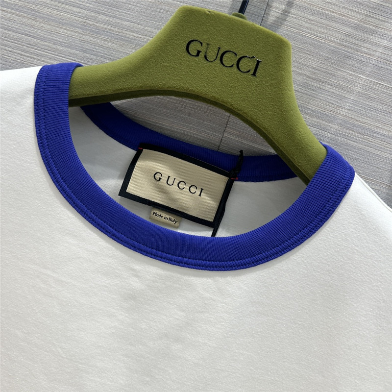 Gucci pencil letter print graphic cotton T-shirt