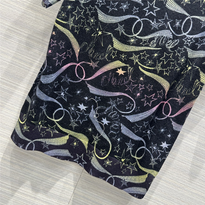 Ch**el painted graffiti print short-sleeved top