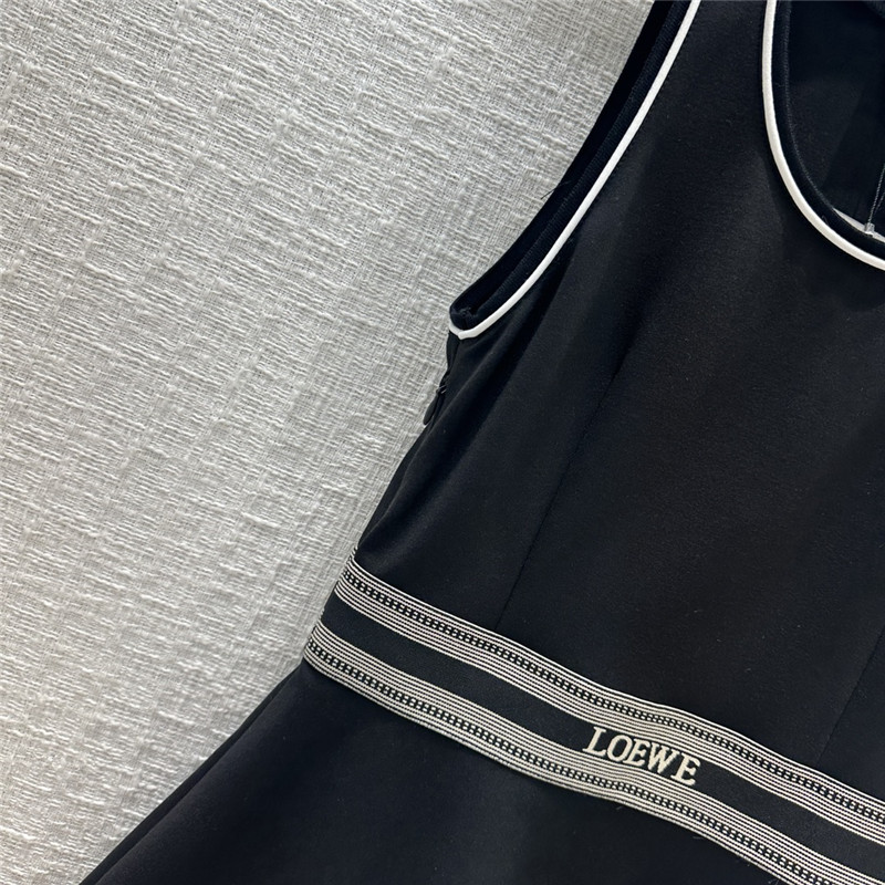 L0ew* contrast collar tank top