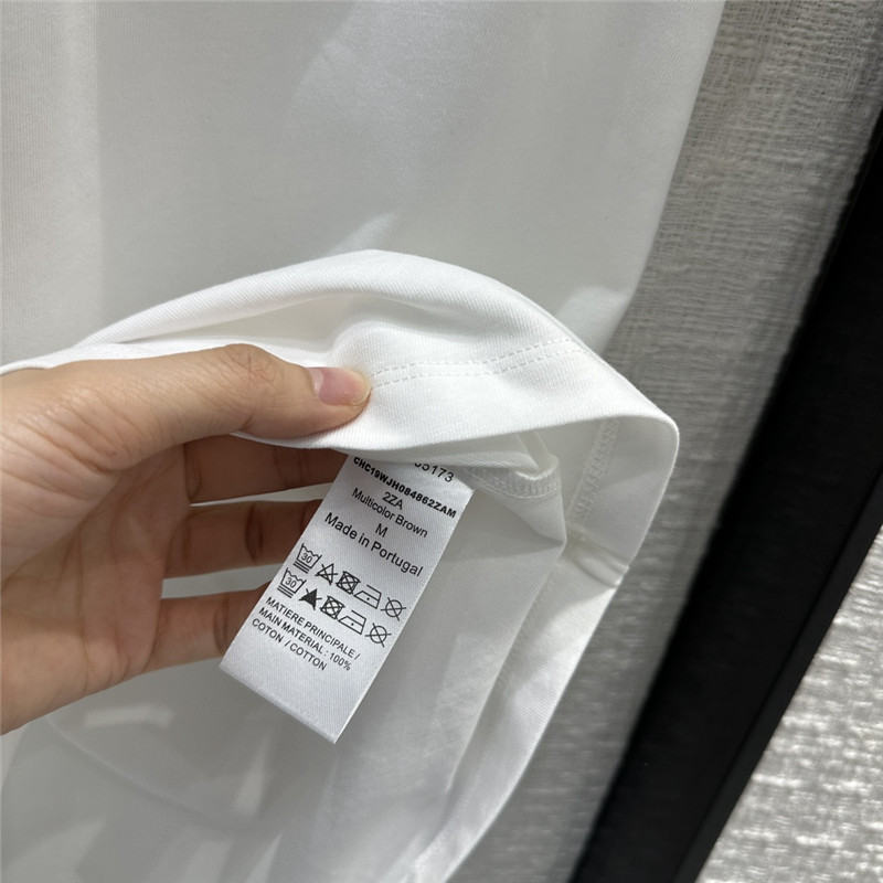 Chloé floral logo embroidered short-sleeved T-shirt