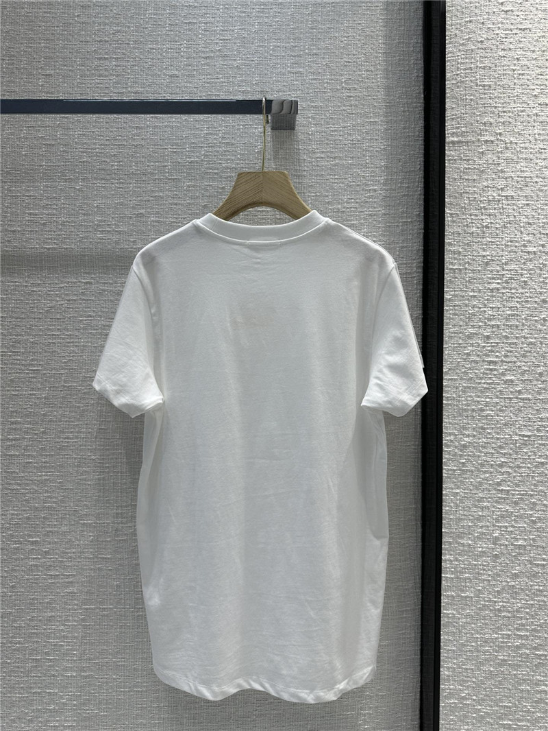 Chloé floral logo embroidered short-sleeved T-shirt