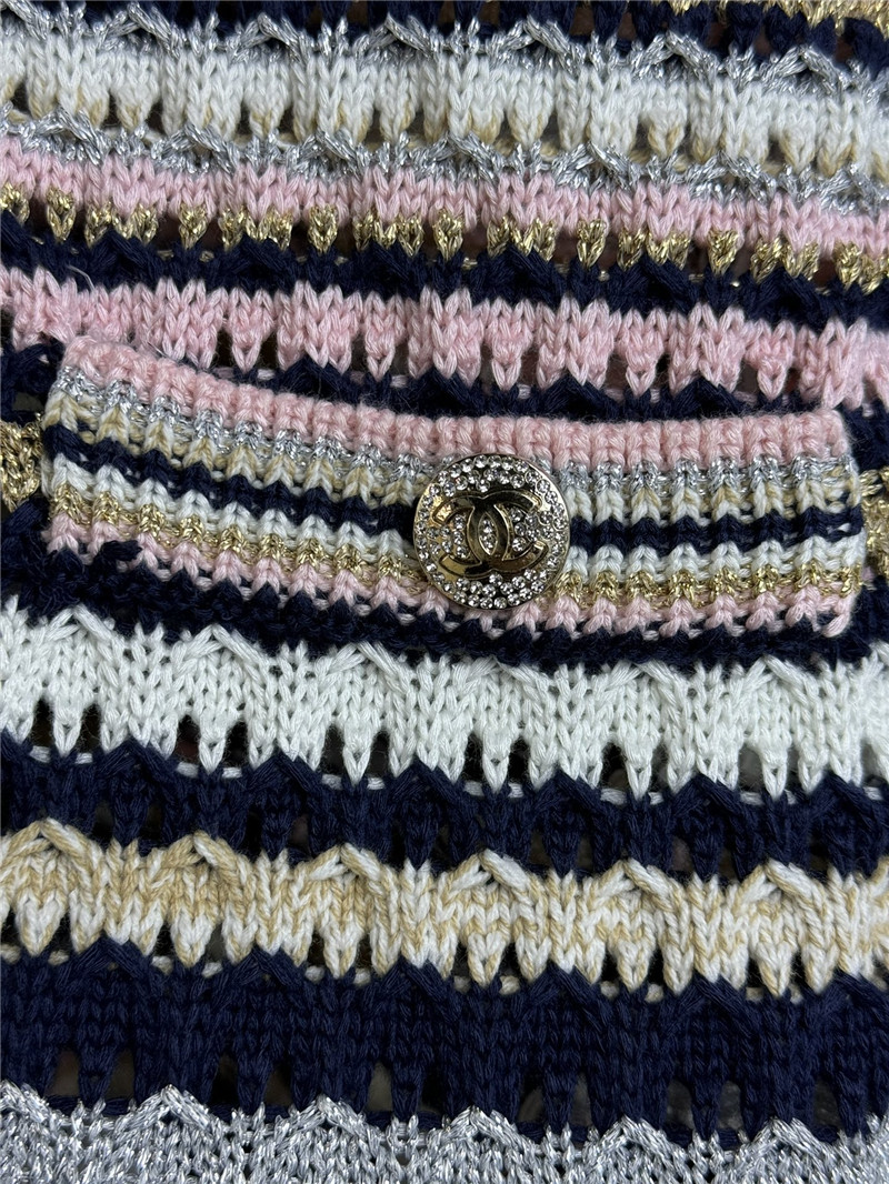 Ch**el hollow striped dress