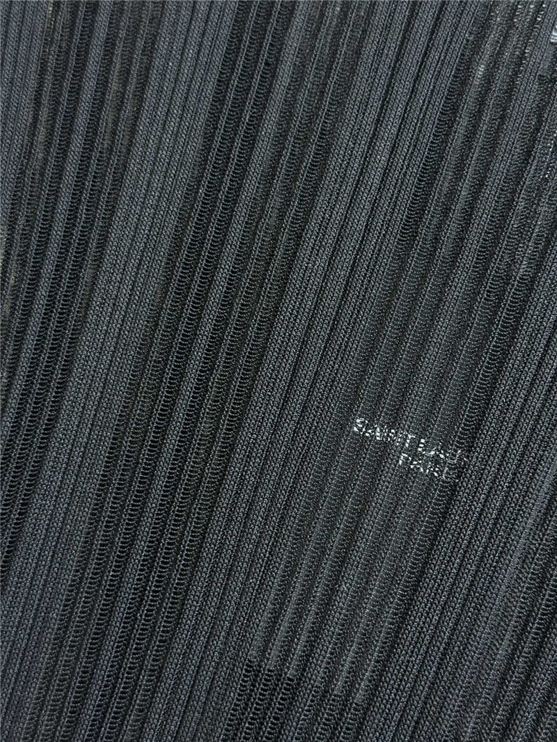 Y51 slightly see-through knitted top