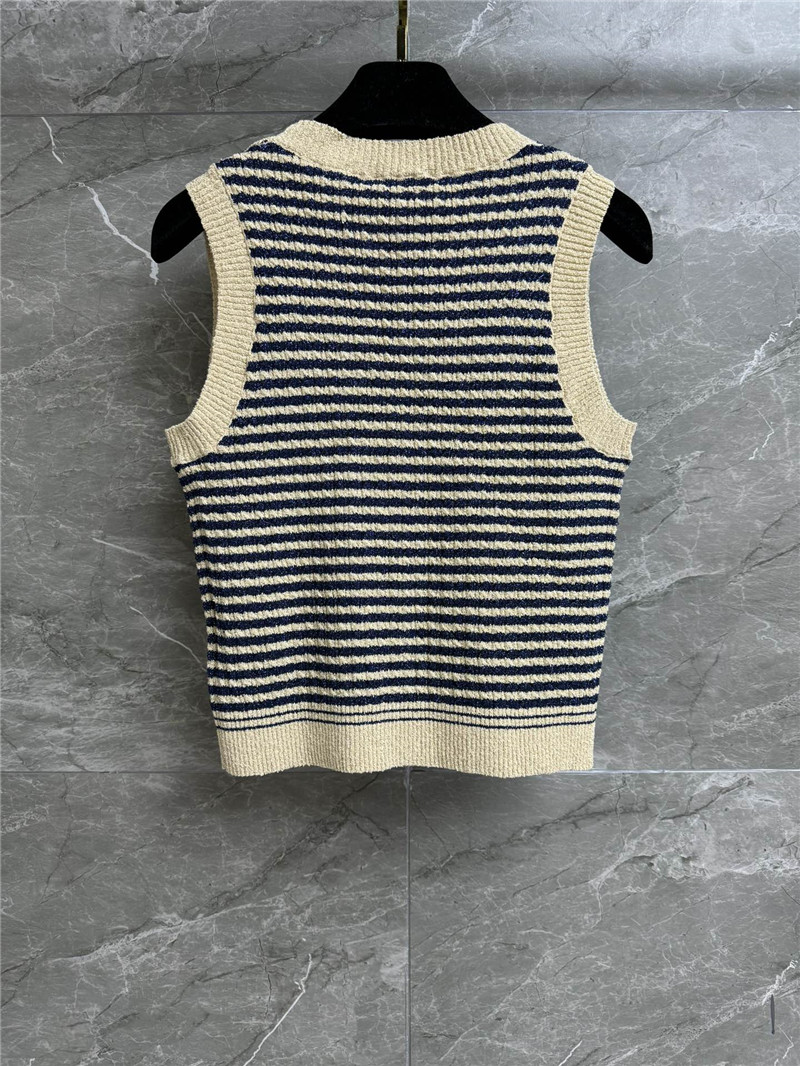 Ch**el gold striped vest