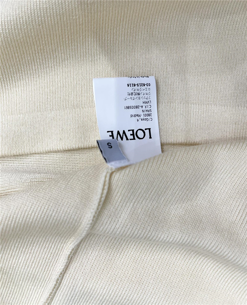 L0ew* rolled hem colorblock embroidered logo tank top