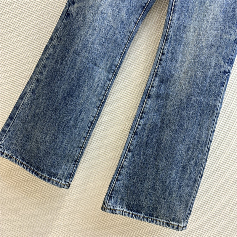 Ce1i*e classic washed retro micro-flared pants