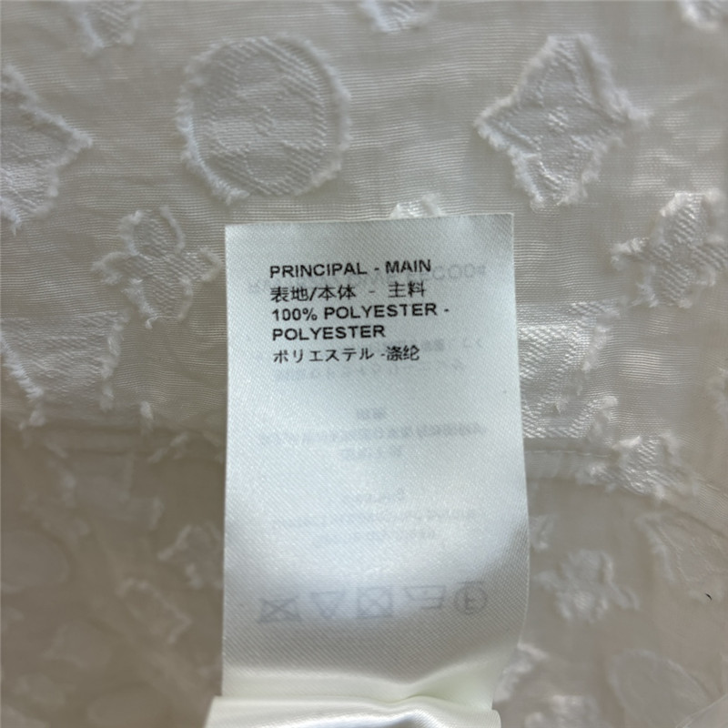 l0vis Vvtt0n lv lapel long white shirt + cake tutu skirt suit