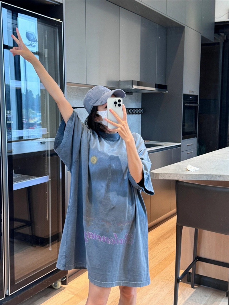 Ba1en*iaga distressed short sleeve t-shirt