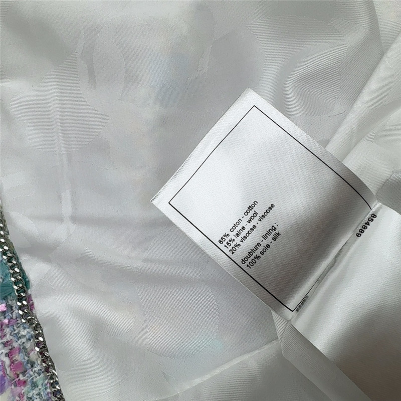 Ch**el colorful tweed jacket