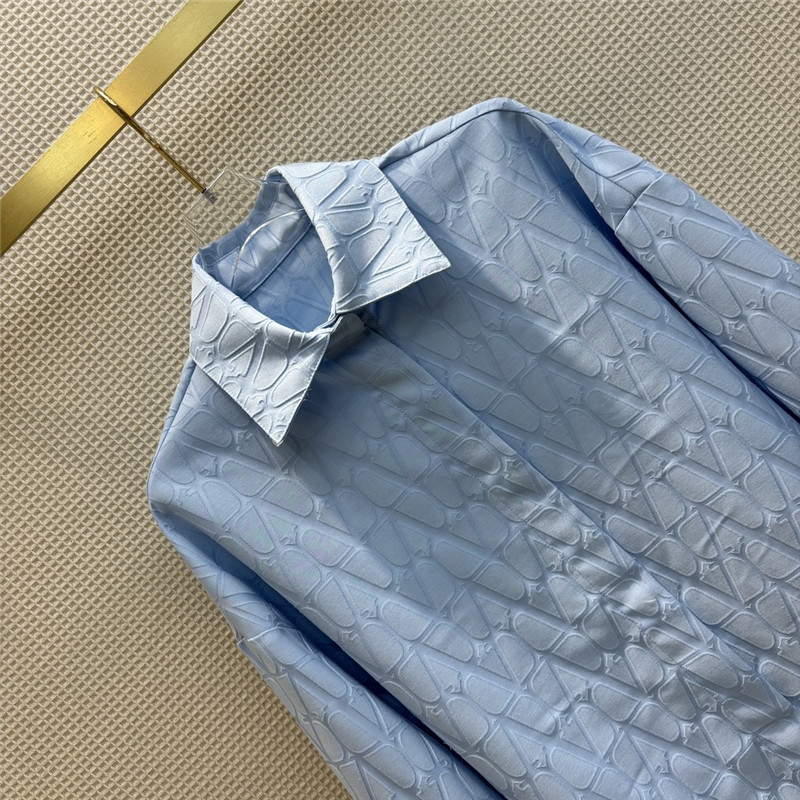 Va1e*ntin0 letter jacquard shirt