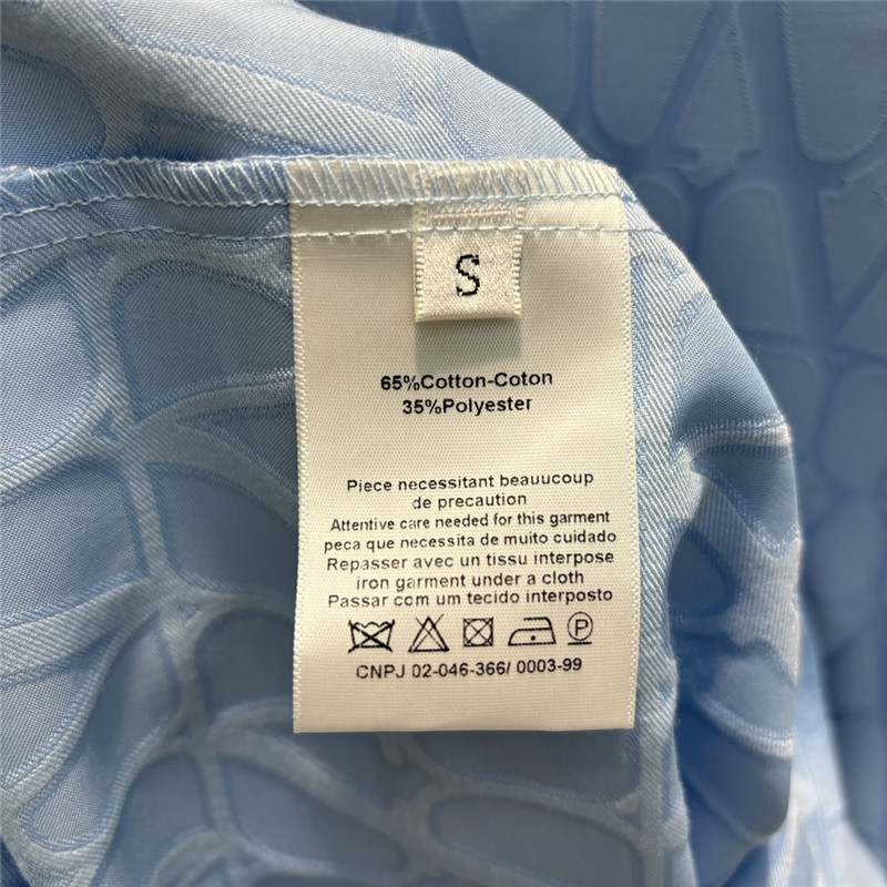 Va1e*ntin0 letter jacquard shirt