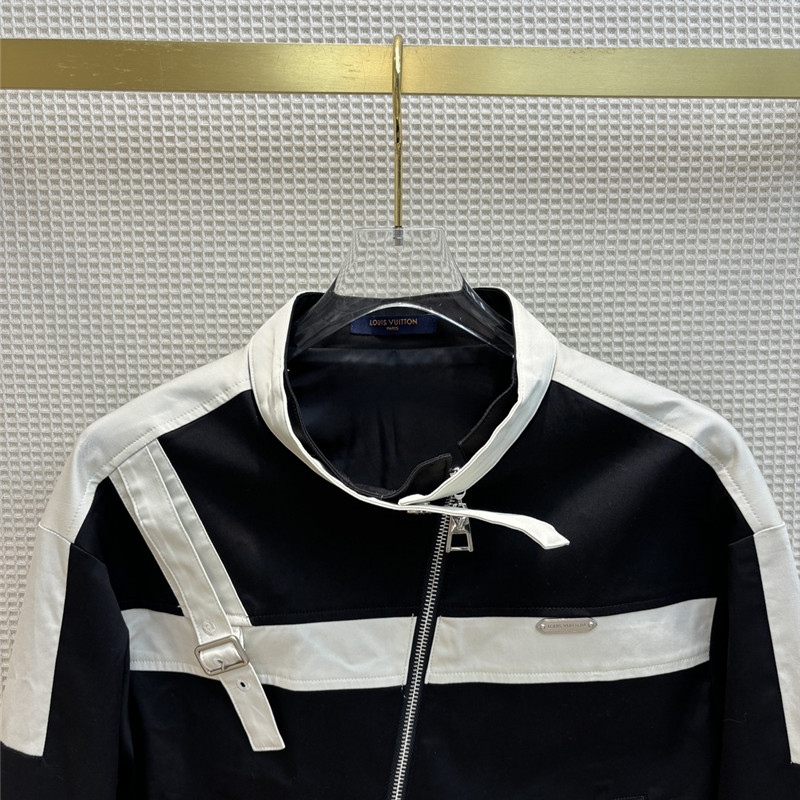 l0vis Vvtt0n lv irregular zipper jacket