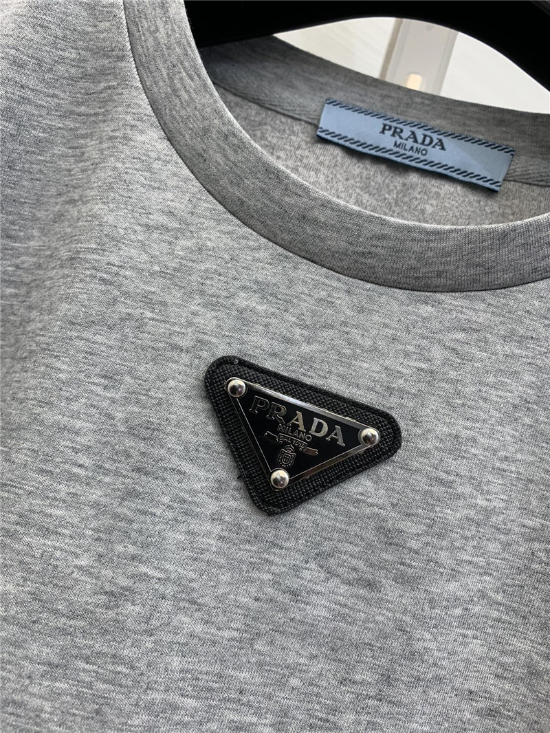 Pra*a round neck short sleeve dress