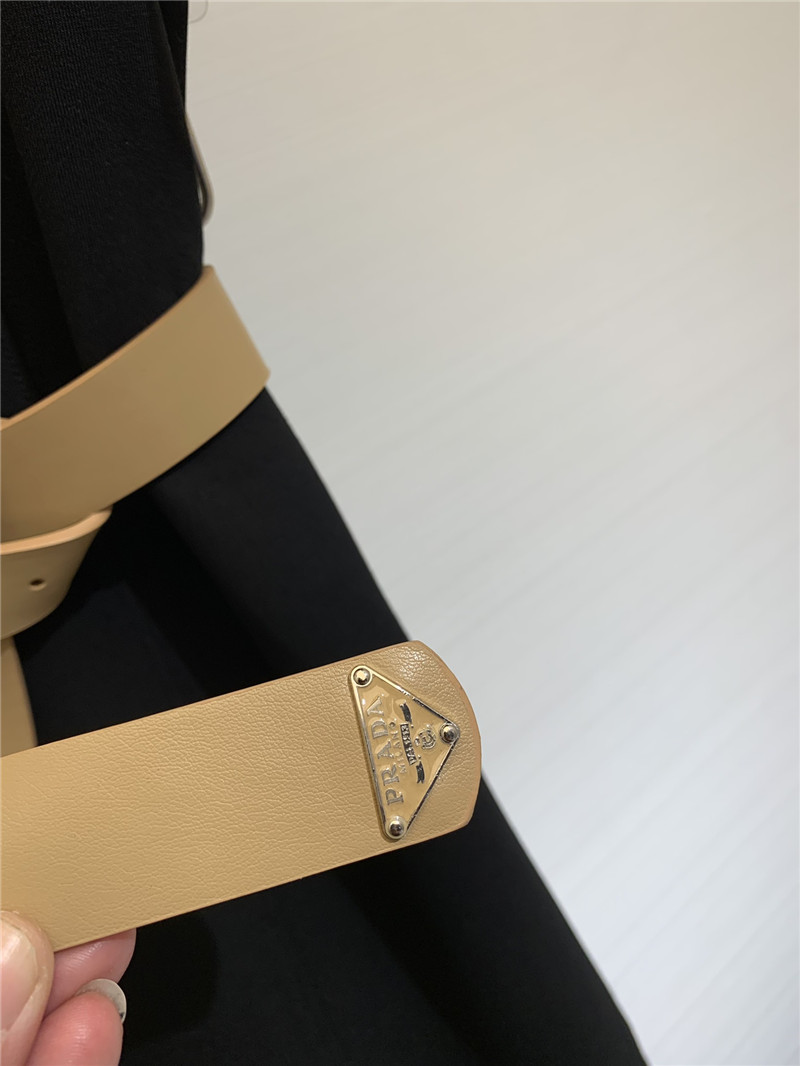 Pra*a round neck short sleeve dress