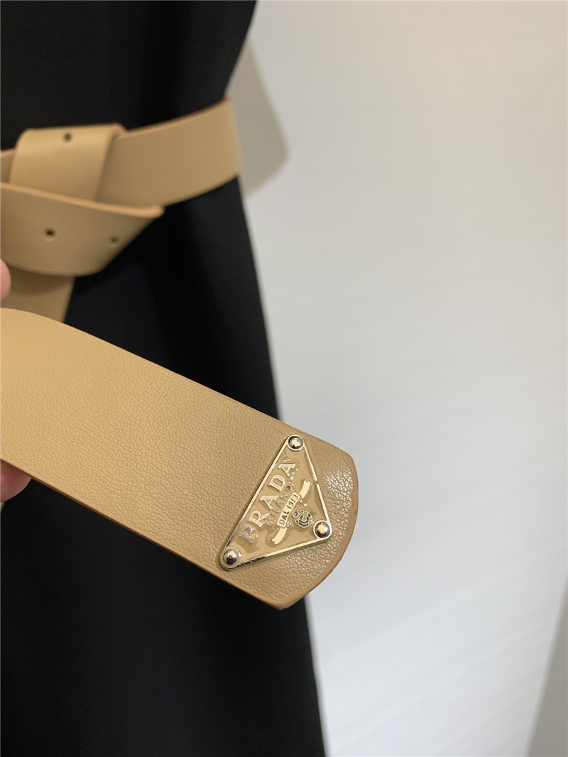 Pra*a round neck short sleeve dress