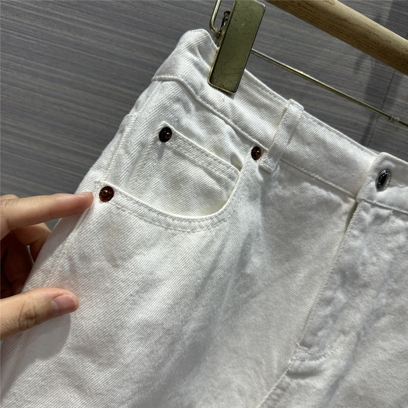 A1exa*der wang denim long skirt