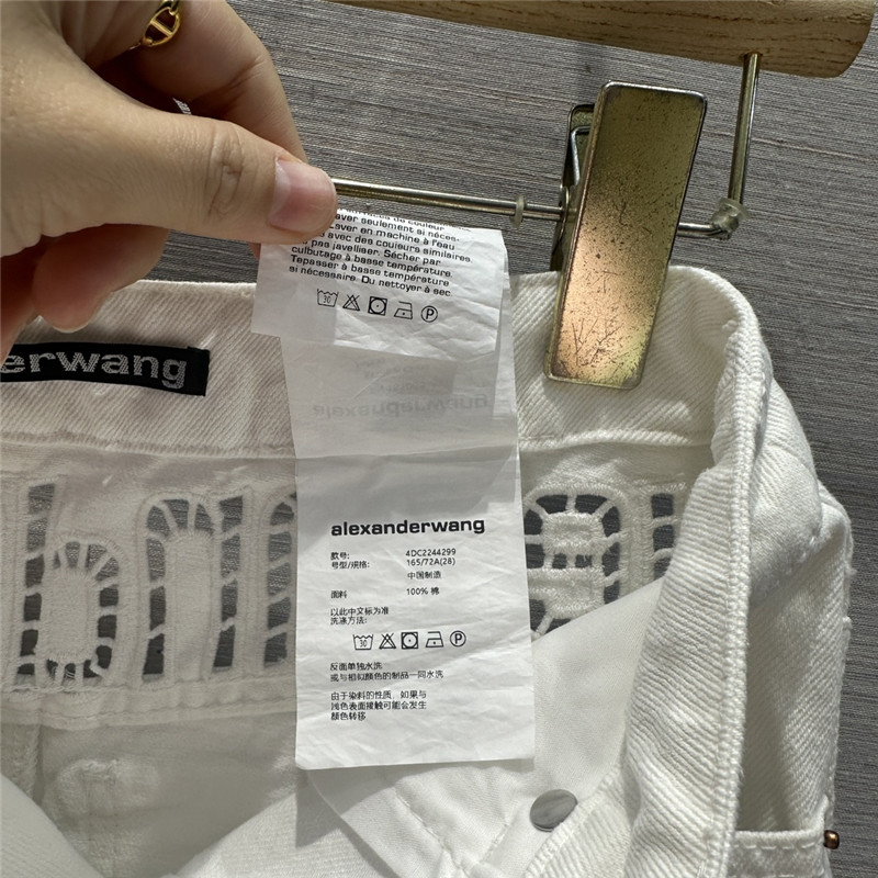 A1exa*der wang denim long skirt