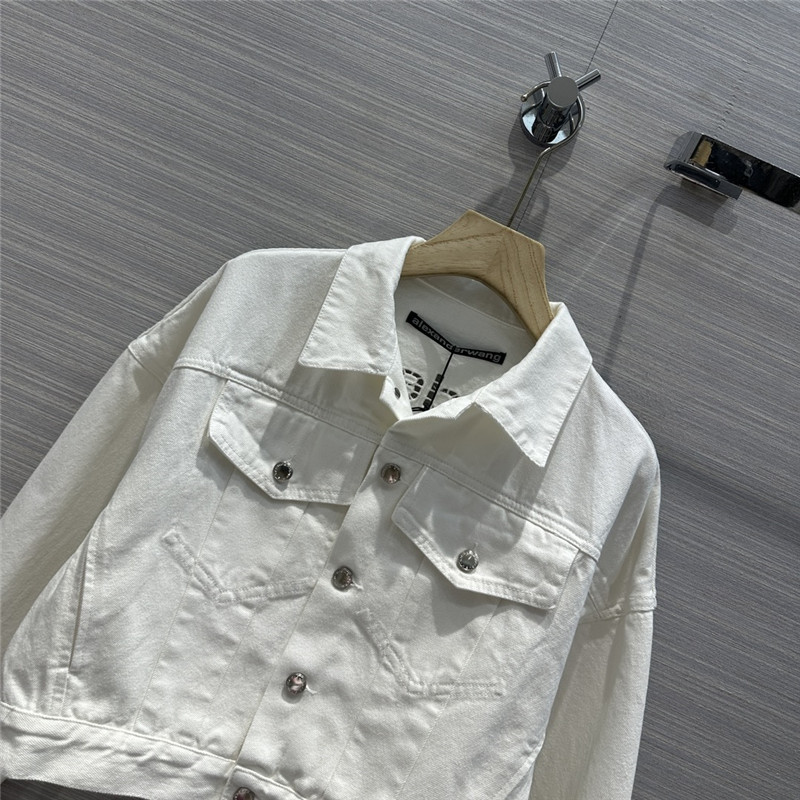 A1exa*der wang denim jacket