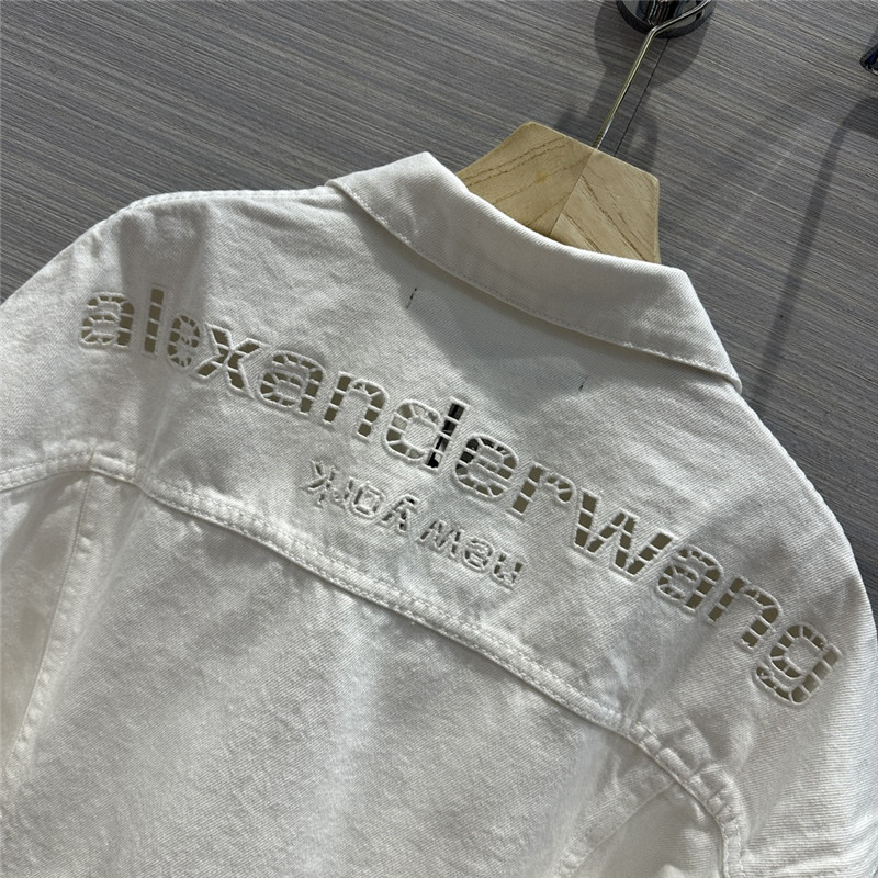 A1exa*der wang denim jacket