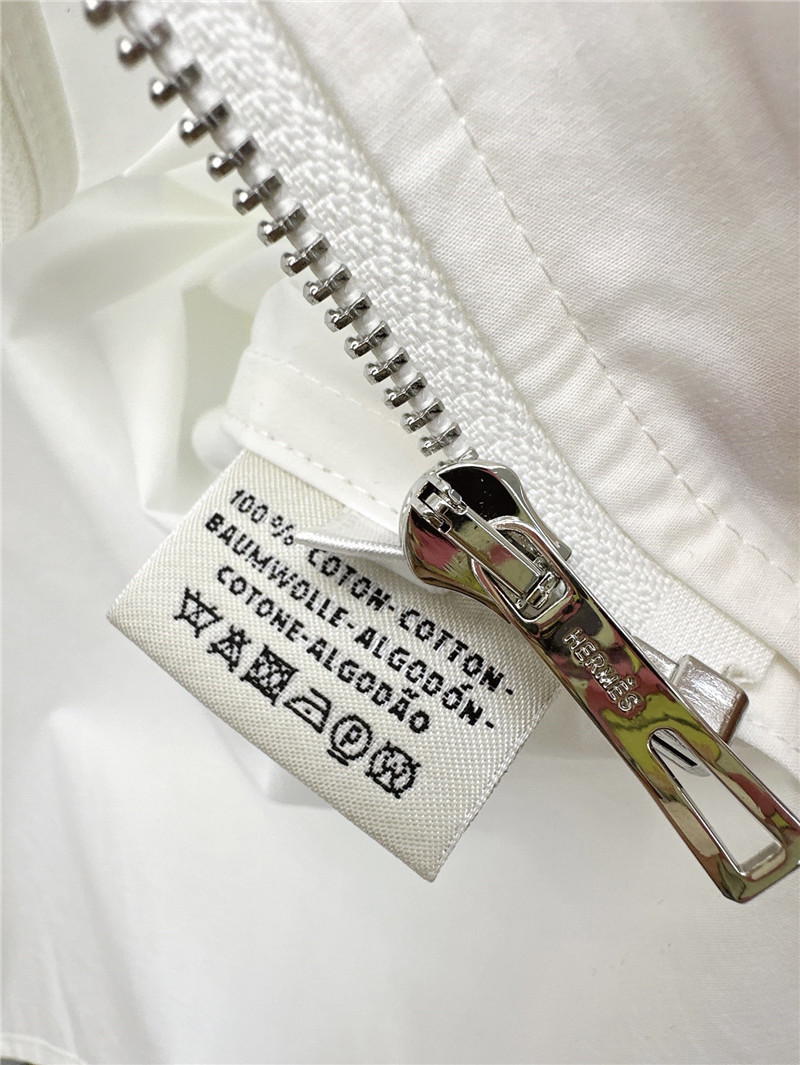 H**me5 new silver button decorated long-sleeved shirt