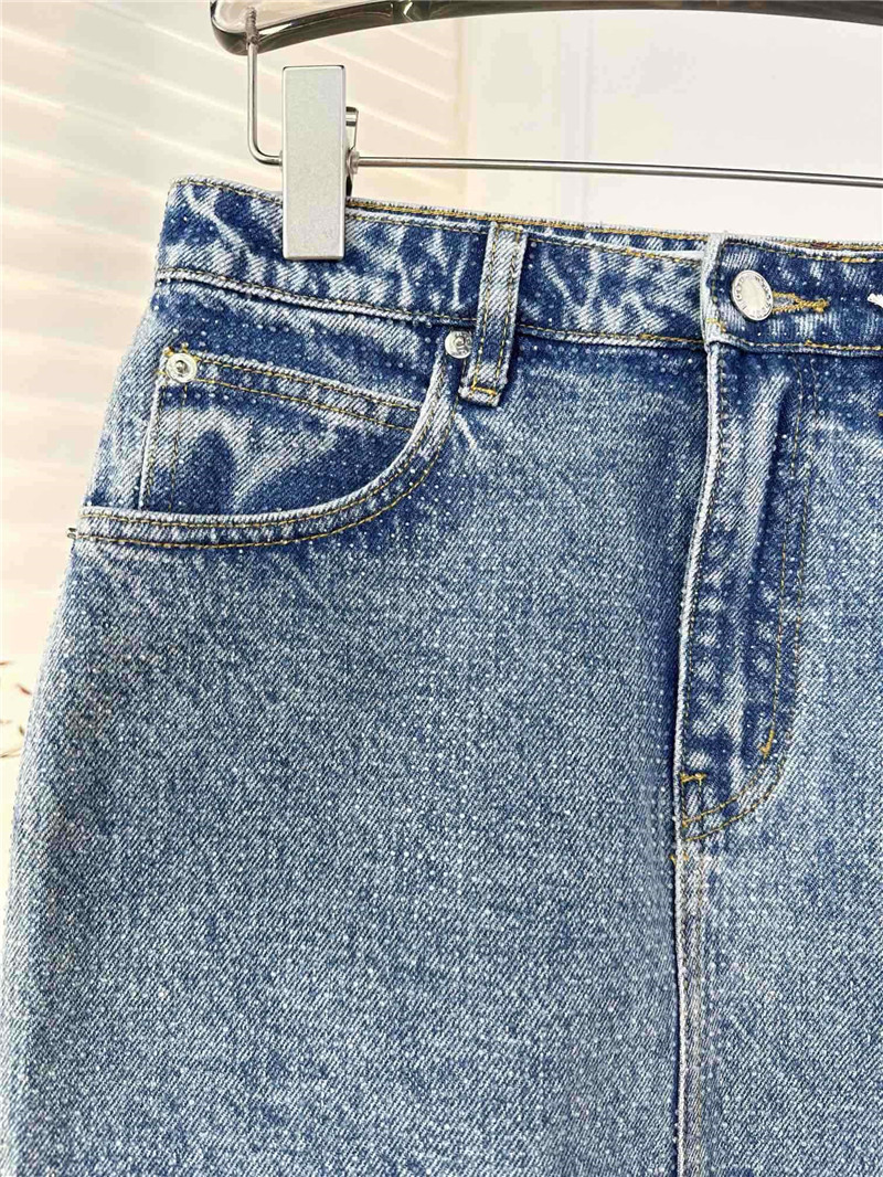 A1exa*der wang denim mini skirt