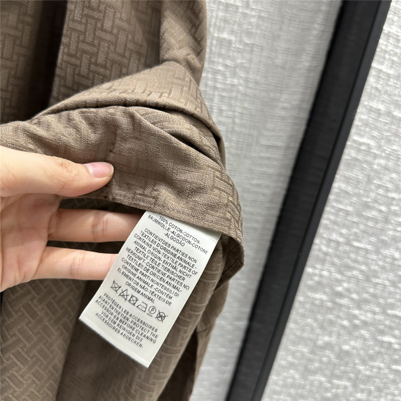 H**me5 h dark pattern jacquard small stand collar dress