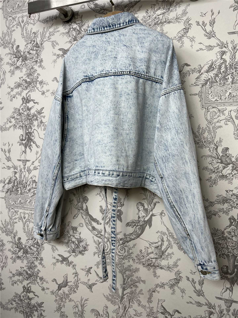 A1exa*der wang new retro denim jacket