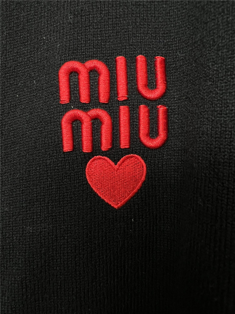 Miu Miu Logo Knitted Cardigan