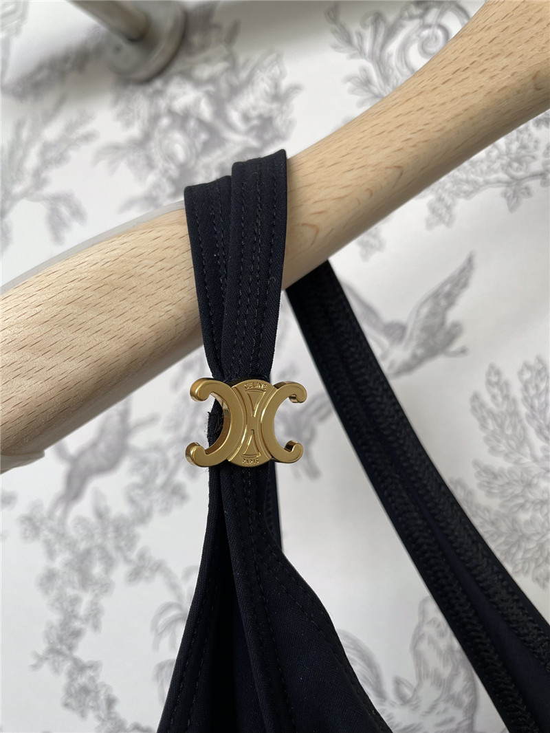 Ce1i*e new diagonal hollow one-piece swimsuit