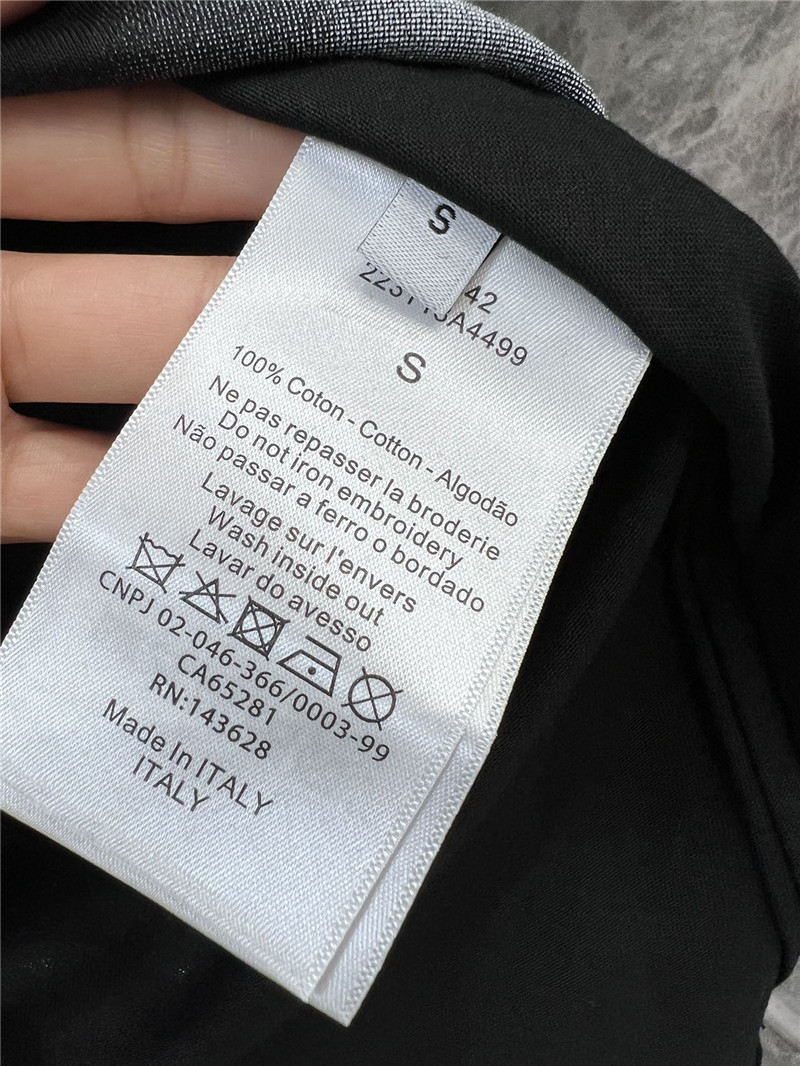 D10r eiffel tower printed round neck short-sleeved t-shirt