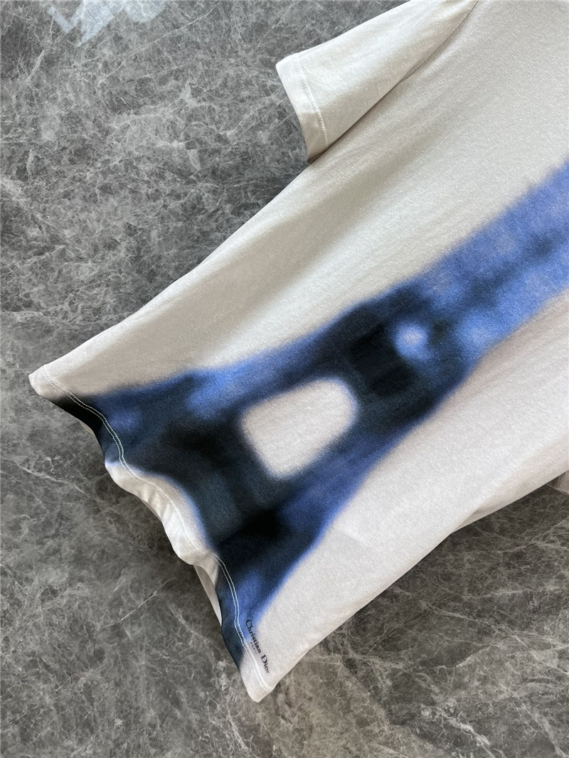 D10r eiffel tower printed round neck short-sleeved t-shirt