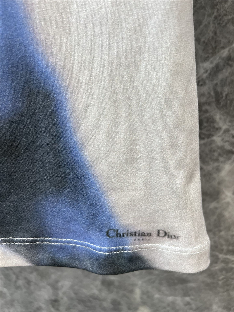 D10r eiffel tower printed round neck short-sleeved t-shirt