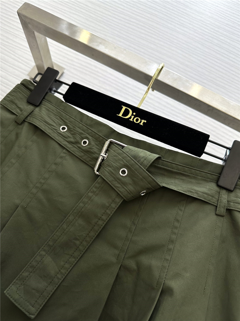 D10r retro green pleated skirt