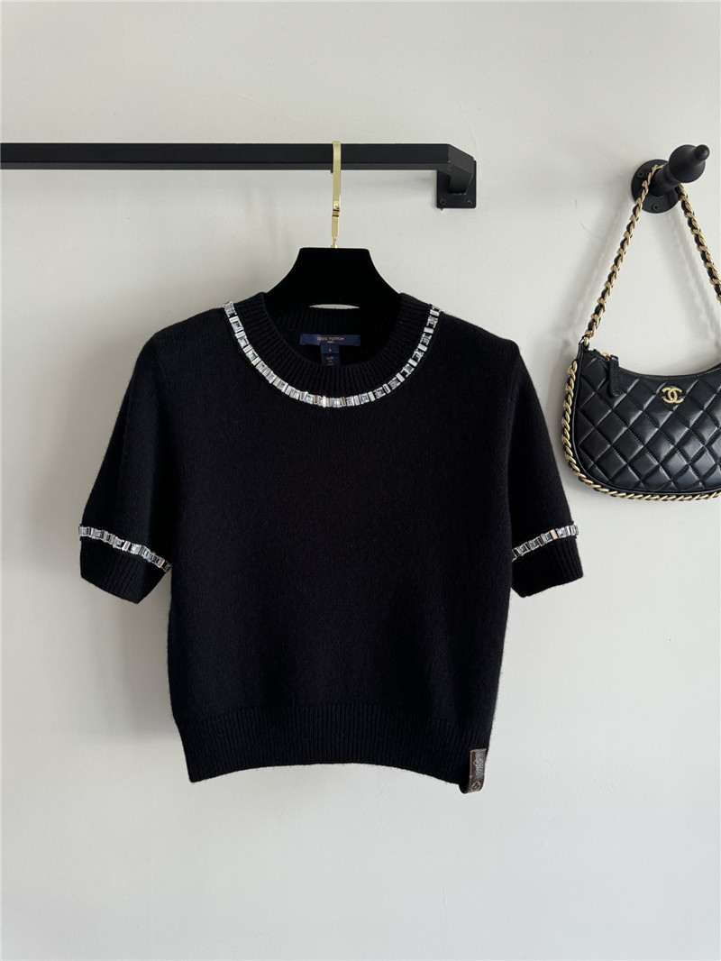 l0vis Vvtt0n crystal cashmere t-shirt