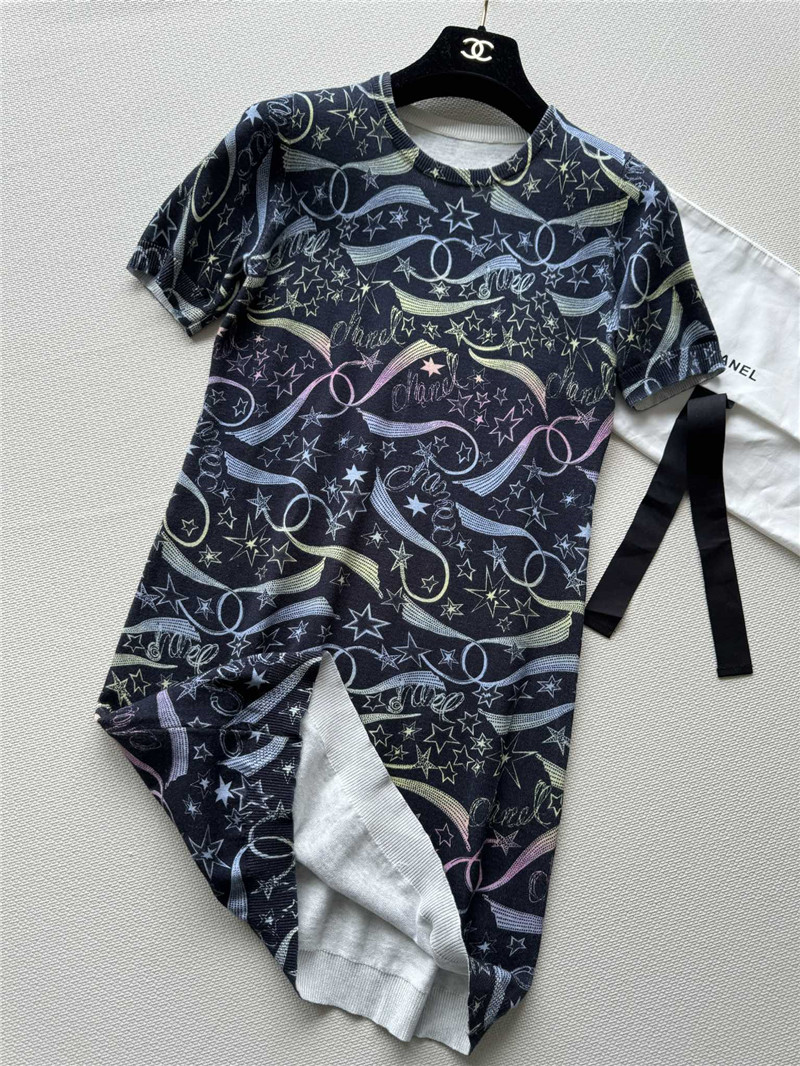 Ch**el new series short sleeve dress