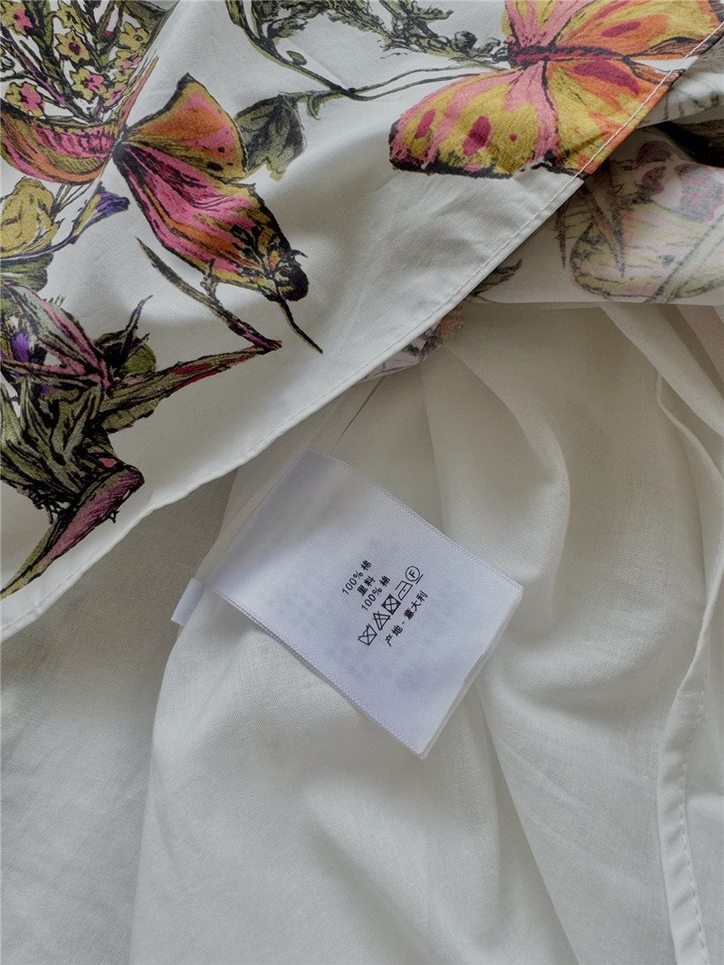 D10r colorful garden print long skirt