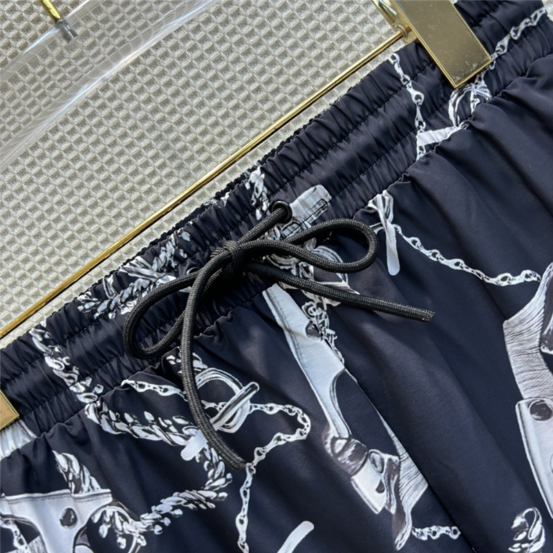 Bv*b*rry printed pattern wide-leg pants