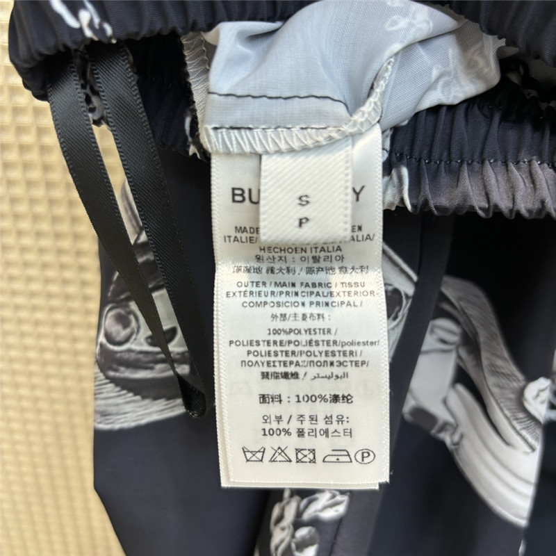 Bv*b*rry printed pattern wide-leg pants