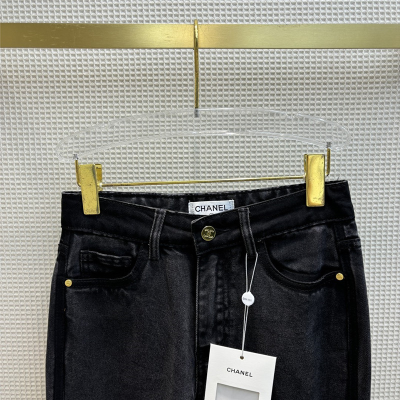 Ch**el vintage graphite gray bootcut jeans