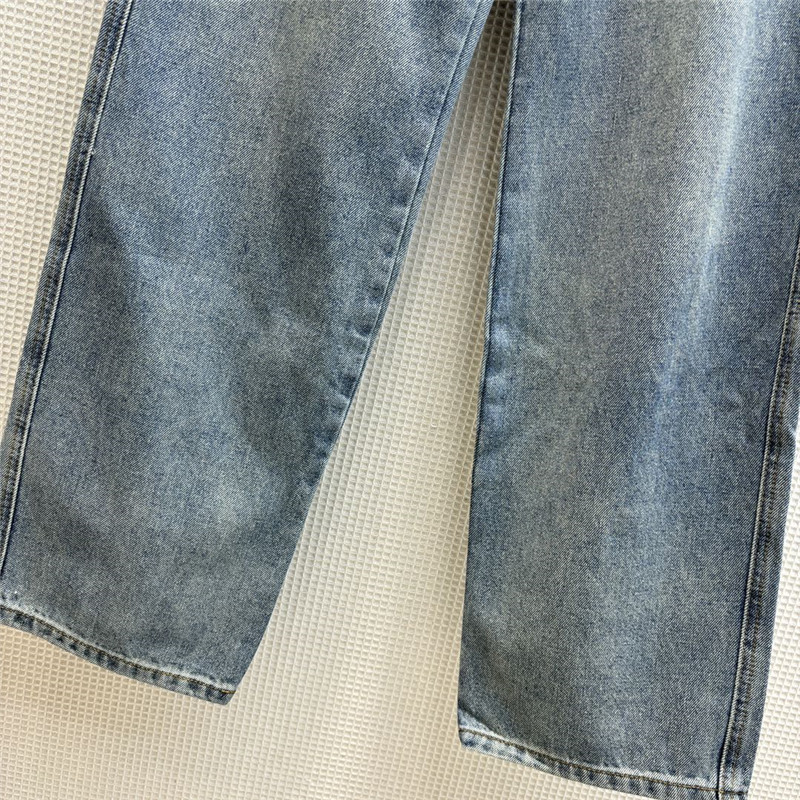 Ch**el embroidered back pocket jeans