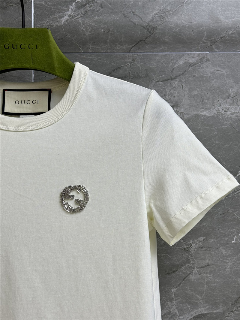 Gvc*1 beaded logo t-shirt