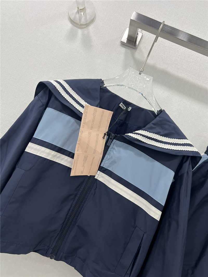 M1um1u new spring and summer navy suit