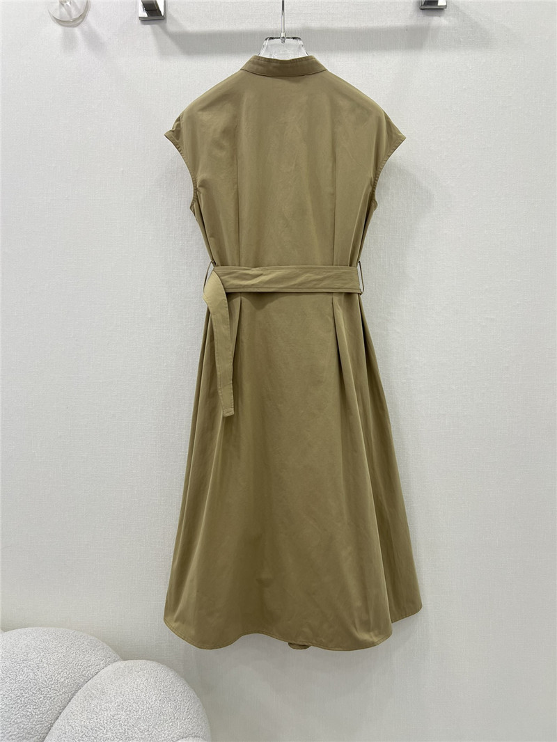 D10r cd belted sleeveless dress