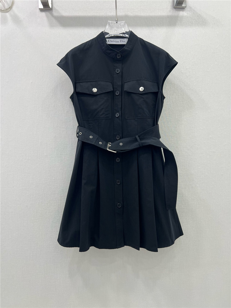 D10r cd belted sleeveless dress